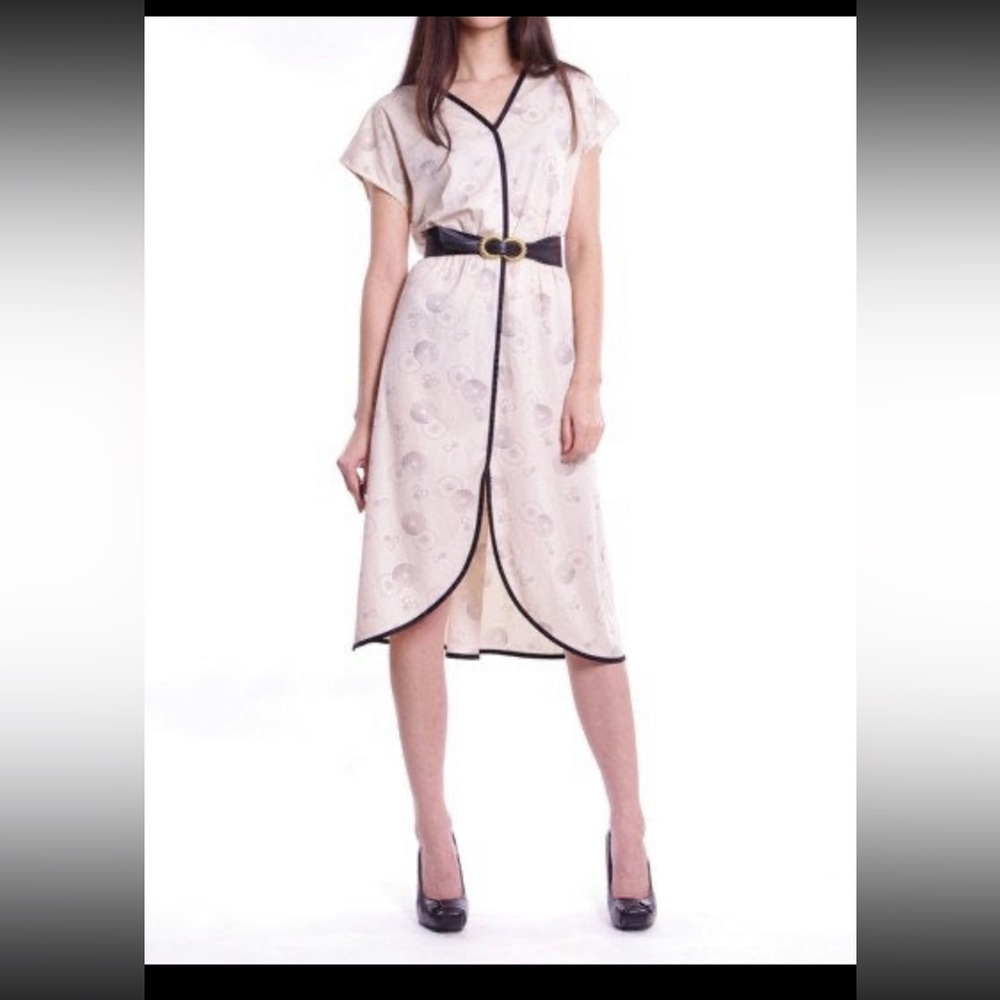 True 1970s vintage, 1930s-deco inspired dress 🪞EUC